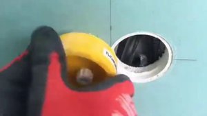 фаскосниматель для подрозетников по ГКЛ.