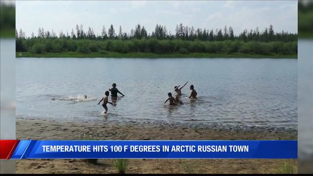 Temperature hits 100 F degrees in Arctic Russian town смотреть онлайн
