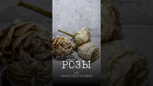Сушим розы в микроволновке