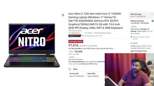 Gaming Laptop Starting 45k & 1Lakh Plus | In Sale 2023 смотреть онлайн