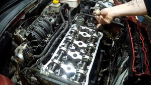 Шевроле Лачетти (Chevrolet Lacetti) замена прокладки клапанной крышки.