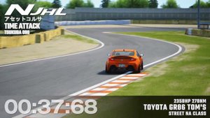 Assetto Tsukuba Time Attack 090 : Toyota GR86 Tom's | 筑波サーキットTC2000