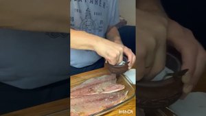 Слабосоленая рыба японский желтохвост (лакедра) простой рецепт.