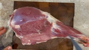 Баранья нога на гриле! #еда #рутюб #shorts #едимдома #повар #гориль