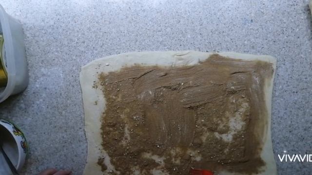 Синнабоны с корицей из слоёного тесто#rasima_56 смотреть онлайн