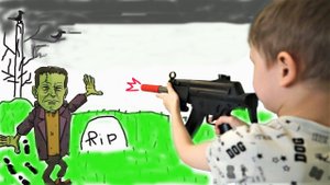 Игрушечное оружие с шариками орбиз