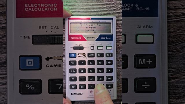 Игровой Калькулятор Casio BG-15 1980г.