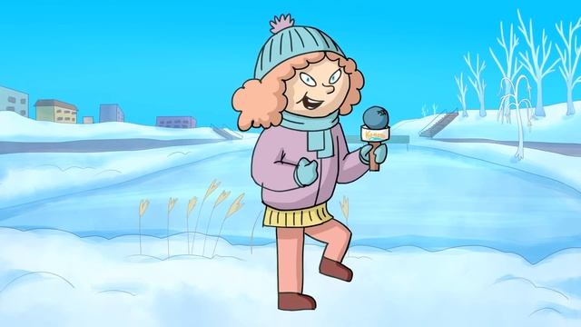 ЗИМНИЕ ГОНКИ Часть 1 - Команда озорник (Анимация)
