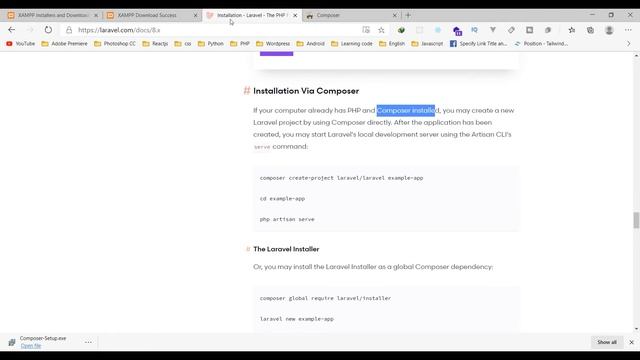 How to install Laravel PHP framework on window смотреть онлайн