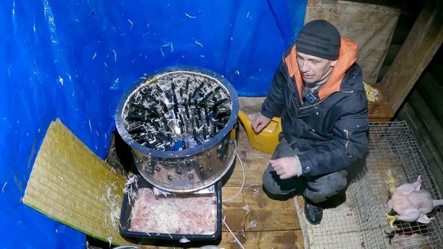 Лучший помощник птицевода от "МясТехМаш"! Выращивание бройлеров! Перосъемная машина! смотреть онлайн