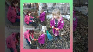 Работа с родителями. Уборка территории детского сада