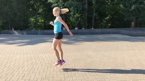 Специальные беговые упражнения (СБУ). Перекат с пятки на носок