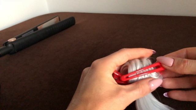 ?Как накрутить искусственные термо накладные волосы, трессы, волосы на заколках, накладные пряди??