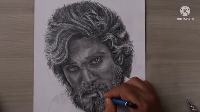 drawing puspa sketch hair and beard hyper realistic skin texture смотреть онлайн
