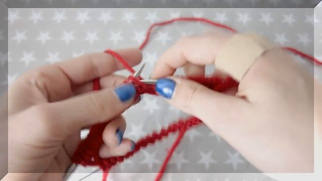 "Мелкая плетенка" По Кругу!) Вяжем узор спицами)