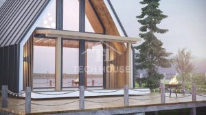 Двухэтажный дом А-Фрейм "Босх”.