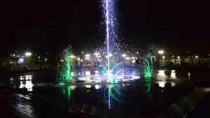 Музыкальный фонтан на левобережной Ростова на Дону
