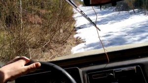 Луаз с двигателем от Ваз 2108 на квадрорезине,поездка в заброшенную деревню...