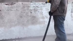 Абразивоструйная пескоструйная обработка бетона стен цеха comprag contracor пескоструй под ключ