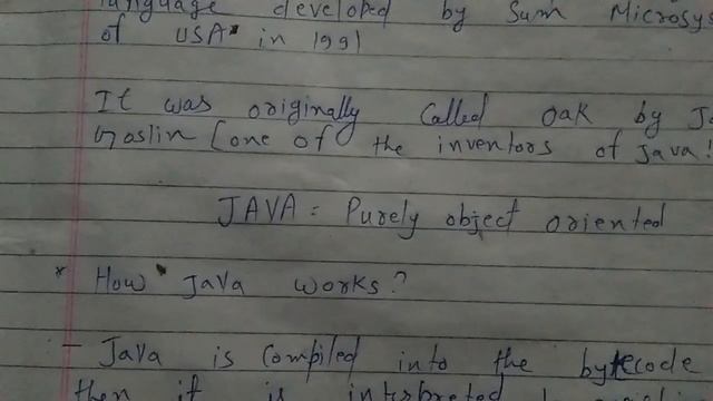 Basic java (core java)