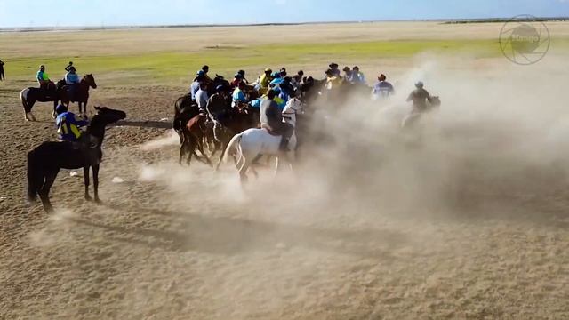 Кокпар.  Село Коргалжын.  Праздник первого кумыса. Ч5.