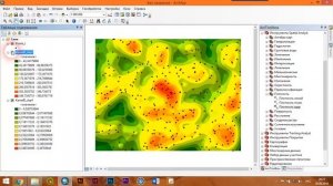 ArcGIS 10 - № 12. Карты плотности точек.