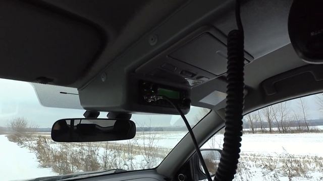 Радиостанция Optim-778 и антенна Optim CB-9 Plus в Mitsubishi Pajero Sport 2