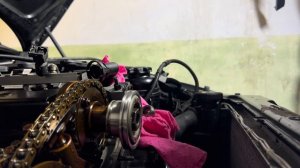 M54B30 smoke test, замена прокладок клапанной крышки и ремонт VANOS