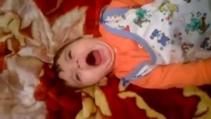 Как прикольно плачет ребёнок