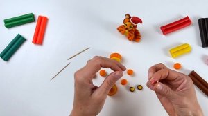 Как слепить тигра из пластилина | Видео лепка