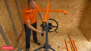 Подъемник гипсокартона EDMA PLAC 450. Подъемника для ГКЛ который помогает зарабатывать.