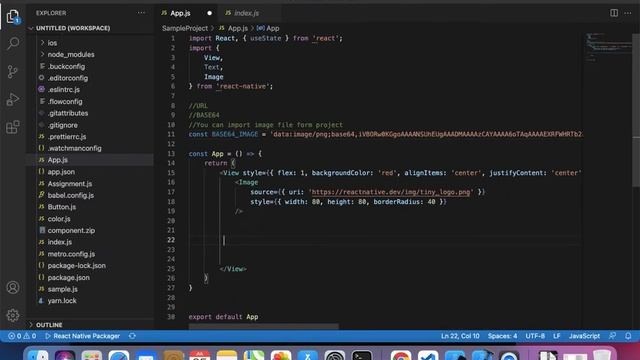 How to use an Image in React Native | React Native Episodes | JAS ACADAMY