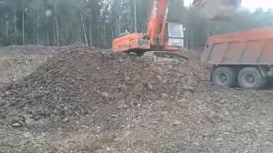 Загрузка скального грунта