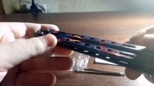 Распаковка нож бабочки балисонг расческа от zerenix