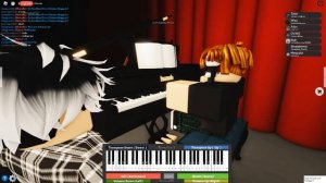 Roblox piano sheet Tutorial (For giga chad-Theme Sheet in desc)