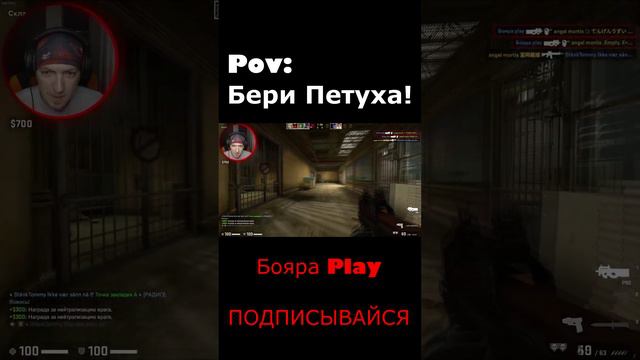 КОГДА СКАЗАЛИ ВЗЯТЬ ПЕТУХА P90 В CS:GO