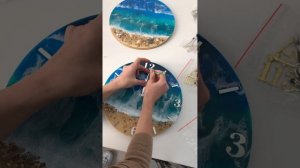 Как установить стрелки на часовой механизм. Часы из эпоксидной смолы.