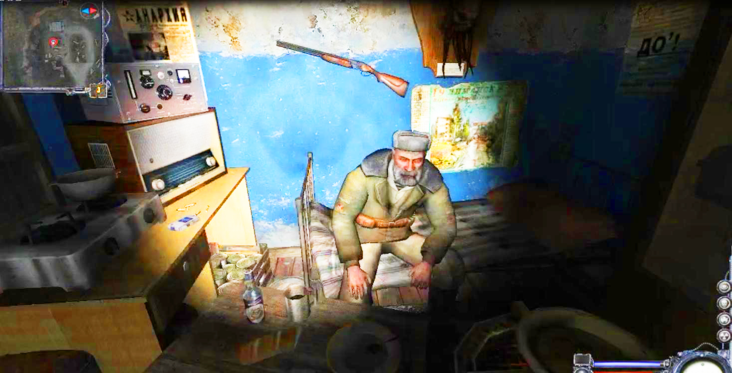 S.T.A.L.K.E.R.: Чистое небо.Пространственная аномалия.Встреча с Лесником.Дорога на Армейские скла смотреть онлайн