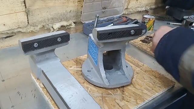 Новые губки для тисков. Тиски из металлолома. смотреть онлайн