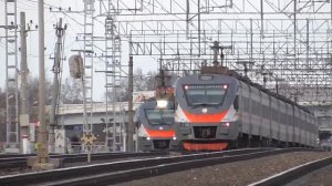 "Две подряд" ЭП2Д-0030. И ЭП2Д-0049. Сообщением: Москва - Тула - Курская.