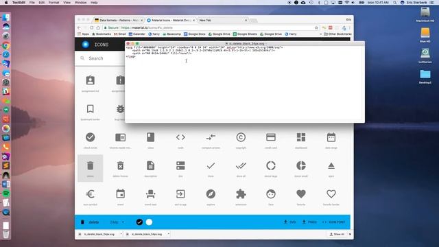 Material Design Icon Demo смотреть онлайн