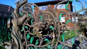 Забор из бетона, в деревне!