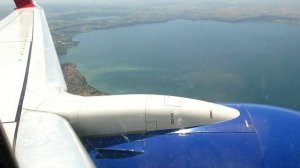 Landing at Rome Leonardo da Vinci–Fiumicino Airport, Italy