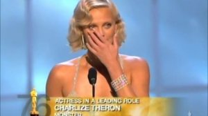 Charlize Theron winning Best Actress for "Monster" | 76th Oscars (2004)