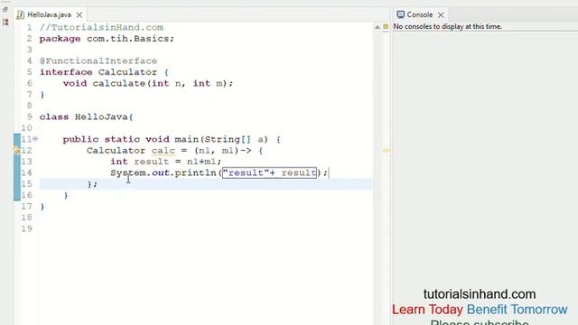 lambda expression to add two numbers | explained with multiplication, subtraction etc. #java8 смотреть онлайн