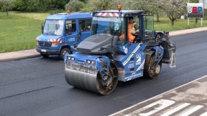 Asphalteinbau / Asphalt Paving, Vögele Super 1900-3i,... Sanierung B 14 , Backnang, 14.05.2021. #1