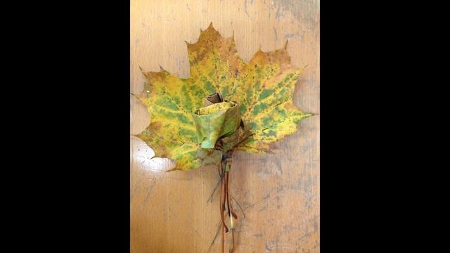 Поделки из осенних листьев смотреть онлайн
