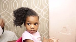 Toddler moisturize and style curly hair | Natural hairstyles for toddlers