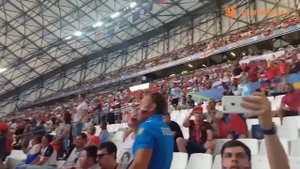 Российские болельщики поют Катюшу на матче Россия-Англия | Евро 2016 | Чемпионат