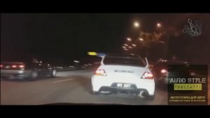 БЕШЕННАЯ EVO 9 - ГОНКИ ПО НОЧНОЙ ДОРОГЕ!